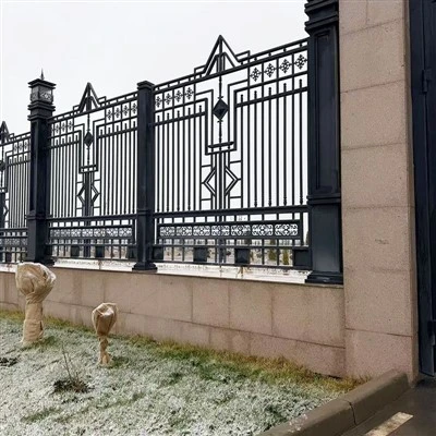 Boundary Wall Design with Railing